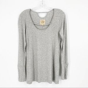 Chaser Cut-Out Front And Back Knit Top